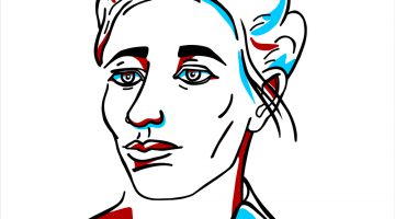 Simone de Beauvoir Portrait